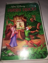 Walt Disney black diamond classics Robin Hood vhs 1189 clamshell - £20.08 GBP