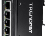 TRENDnet 5-Port Hardened Industrial Gigabit DIN-Rail Switch, 10 Gbps Swi... - $143.52+