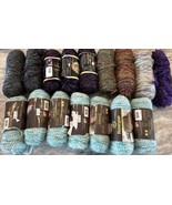 LOT 15 SKEINS Lion Brand Homespun Yarn Multi-Color Blends - €84,89 EUR