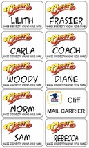 10 CHEERS BAR cast Name Badges with Magnet Fastener Halloween Costume Cosplay Pr - £104.12 GBP