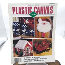 Vintage Craft Patterns, Leisure Arts Plastic Canvas Corner Magazine, Pre... - $7.85