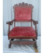Antique Victorian Chair w Spring Rocker Rocking - £23.72 GBP