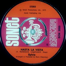 Sylvia - Hasta La Vista / Follow Me [7&quot; 45 rpm Single] UK Import - £4.47 GBP