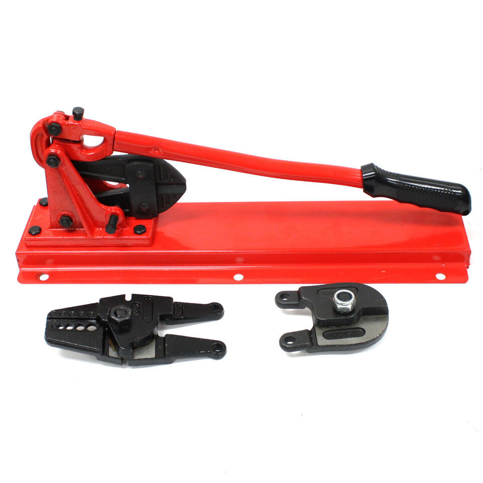 24&quot; Bench Type Swaging Tool Set w/ Crimper Cable Bolt Cutter Head - $84.14