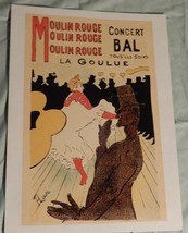 Toulouse Lautrec 3 Vintage Moulin Rouge, Aristide Bruant, Jane Avril Prints - £39.22 GBP