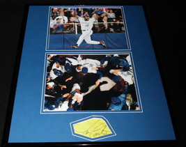 Joe Carter Signed Framed 16x20 Photo Display 1993 World Series HR Blue Jays - £116.80 GBP