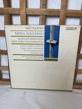 Beethoven MISSA SOLEMNIS Leonard Bernstein NY Philharmonic Vinyl Record Box Set - £9.63 GBP