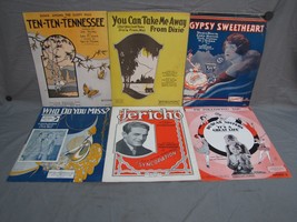 Antique Lot of 1900s Assorted Sheet Music #136 - $24.74