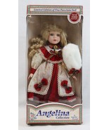 VINTAGE in BOX 2000 Angelina VIsconti Porcelain Doll 17&quot; - £46.43 GBP
