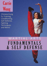 Martial Arts Fundamentals &amp; Self Defense, Kung Fu Fighting DVD Carrie Wong - £36.13 GBP