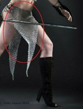 Skirt Girl Clothing Viking Aluminum Chain Mail Skirt Sexy Style Costume - £48.52 GBP