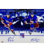 RYAN LINDGREN &amp; JIMMY VESEY Autographed SIGNED N.Y. RANGERS 11x14 PHOTO ... - $89.99
