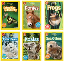 National Geographic Readers Level 1 : Caterpillar to Butterfly, Ponies, Frogs, K - £45.61 GBP