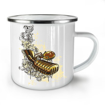 Microphone Sing Music NEW Enamel Tea Mug 10 oz | Wellcoda - £20.08 GBP