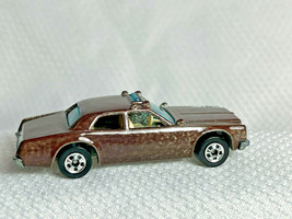 1977 VTG Mattel Hot Wheels Brown Repainted? Police Cruiser Vehicle Toy Car - £23.99 GBP