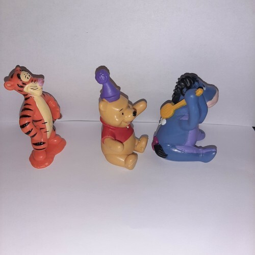 Vintage lot of 3 Disney Winnie the Pooh, Tigger, Eyeore 3" figurines Item image 2