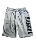 NEW KANGOL  FLEECE SHORT GRAY SIZE LARGE - $448.52 MXN