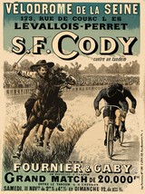 Decoration Poster.Home interior design print.Wall art.Cody races bicycle.7225 - £14.28 GBP+