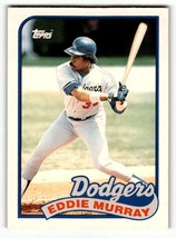 1989 Topps Traded #87T Eddie Murray    Los Angeles Dodgers Baseball Car ID:58583 - $1.67