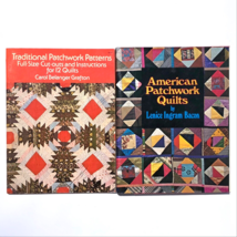 lot 2 quilting books Traditional Patchwork Patterns &amp; American Patchwork Quilts - £6.99 GBP