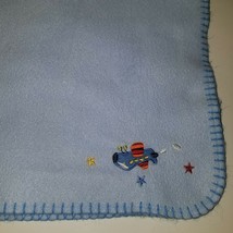 Parent&#39;s Choice Blue Airplane Stars Baby Blanket Boy Fleece Lovey SOFT 3... - £10.86 GBP