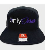 Only Jesus Christ Cross Crucifix Flat Bill Richardson 168 Mesh Snapback ... - $24.74