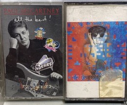 Paul McCartney Cassette Collection - Lot Of 4 All The Best Tug Of War Brave Face - £11.26 GBP