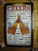 Beer Poster Cheers In Many Languages - $44.78
