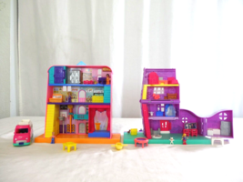 Mattel Polly Pocket Pollyville Mighty Middle School Playset + Camper Van  House - £22.32 GBP