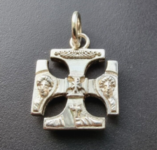925 Sterling Silver Archives Greek Orthodox Cross Pendant - £25.93 GBP