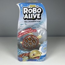 Zuro Robo Alive Real Life Robotic Pet Water Activated Swims  Tiny Turtle New - £19.77 GBP