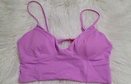 Victorias Secret Bikini Top Lavender Color Size Large , Light Padded  - £19.41 GBP