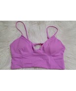 Victorias Secret Bikini Top Lavender Color Size Large , Light Padded  - £19.59 GBP