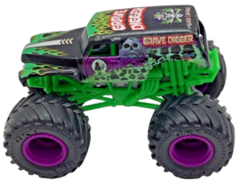 Grave Digger Monster Jam Truck Diecast 1:64 Scale Purple Hubs Toy - £10.43 GBP