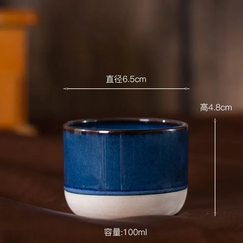 100ml 180ml 230ml Coffee Mug Vintage Ceramics Tea Capacity: 200ml Blue S... - €8,19 EUR