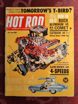 Rare HOT ROD Car Magazine July 1962 Ford Cougar 406 Dragsters - £16.95 GBP