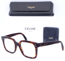 New Celine Paris Cl 50114I 053 Rectangle Havana Authentic Eyeglasses Frame 53-21 - £225.59 GBP