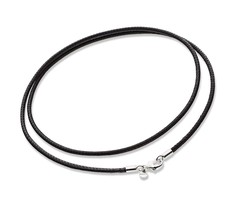 Genuine Italian 2mm Black or Brown Leather Cord for - $78.93