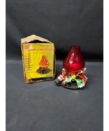 Vintage 1960s 1970s Christmas Candle Lamp Original Box Made In Hong Kong  - $15.79