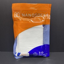 Nanosocks NANOMX White 3D Nano-Weave Technology Compression Socks Size 2 - £14.70 GBP
