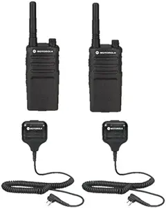 2 Pack Motorola Rmm2050 Radios With Speaker Mics - $978.99