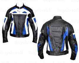 New Men&#39;s Biker Motorcycle Leather Racing Biker Sports Protective Jacket... - $188.99+
