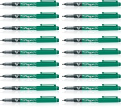 Pilot 019595 V Sign Pen (Green - Pack of 18) - £30.22 GBP+