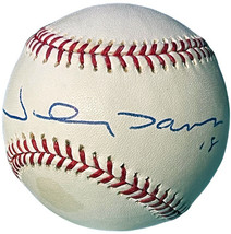 Johnny Damon signed Official Rawlings Major League Baseball #18 tone spots- COA  - £47.14 GBP