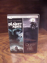 Planet of the Apes, Quest for Fire Double Feature 2 Disc DVD Set, Used - £7.04 GBP