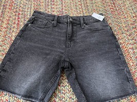 Boy&#39;s Gap Pull On, Slim, Raw Hem Black Denim Shorts Size L,XL,XXL XXXL NWT - $18.00