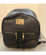 Bebe Backpack Purse Black Gold Logo - NEW - €20,33 EUR