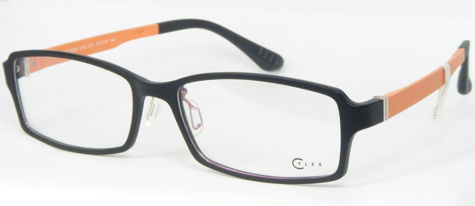 Flex Mod.0024 Col.001 Matt Schwarz Brille Brillengestell 55-16-140mm Deu... - $58.40
