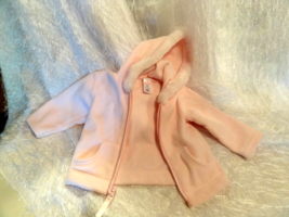 OLD NAVY little girls hooded zippered jacket, pink 6-12 mos. (CH-I) - £3.92 GBP