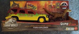 Jurassic Park World Crash ‘N Attack Ford Explorer Epic Attack New Mib Mattel - £39.14 GBP